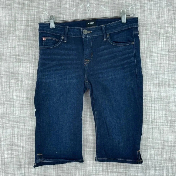 Hudson Veceroy Knee short Womens Size 26 blue 1787 - Picture 1 of 11